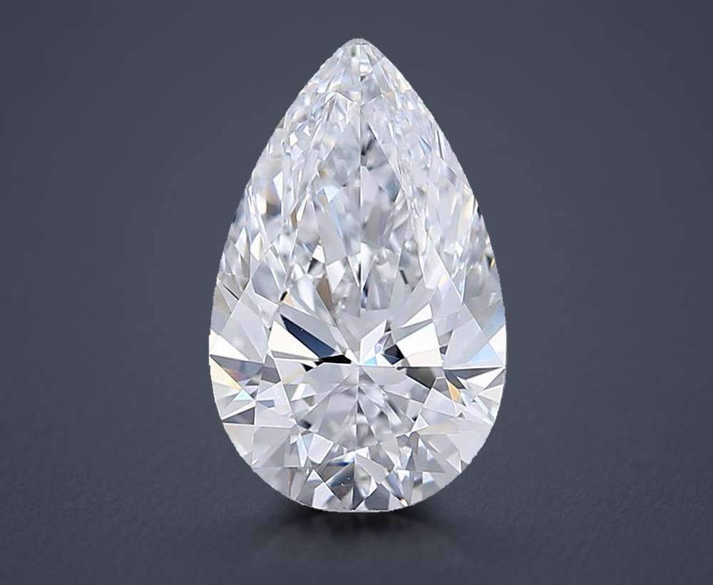 3.16 Carat Pear Lab Diamond