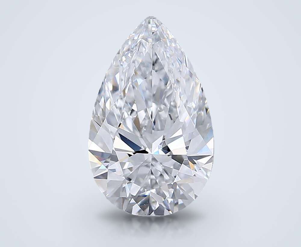 3.16 Carat Pear Lab Diamond