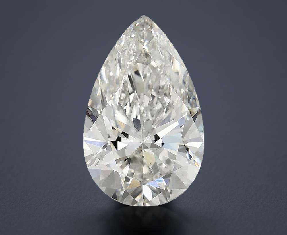 3.00 Carat Pear Lab Diamond
