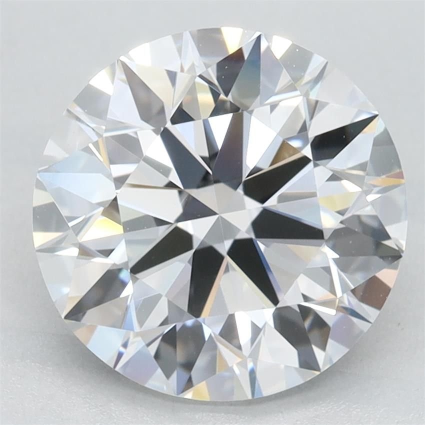 3.07ct D IF Rare Carat Ideal Cut Round Lab Grown Diamond