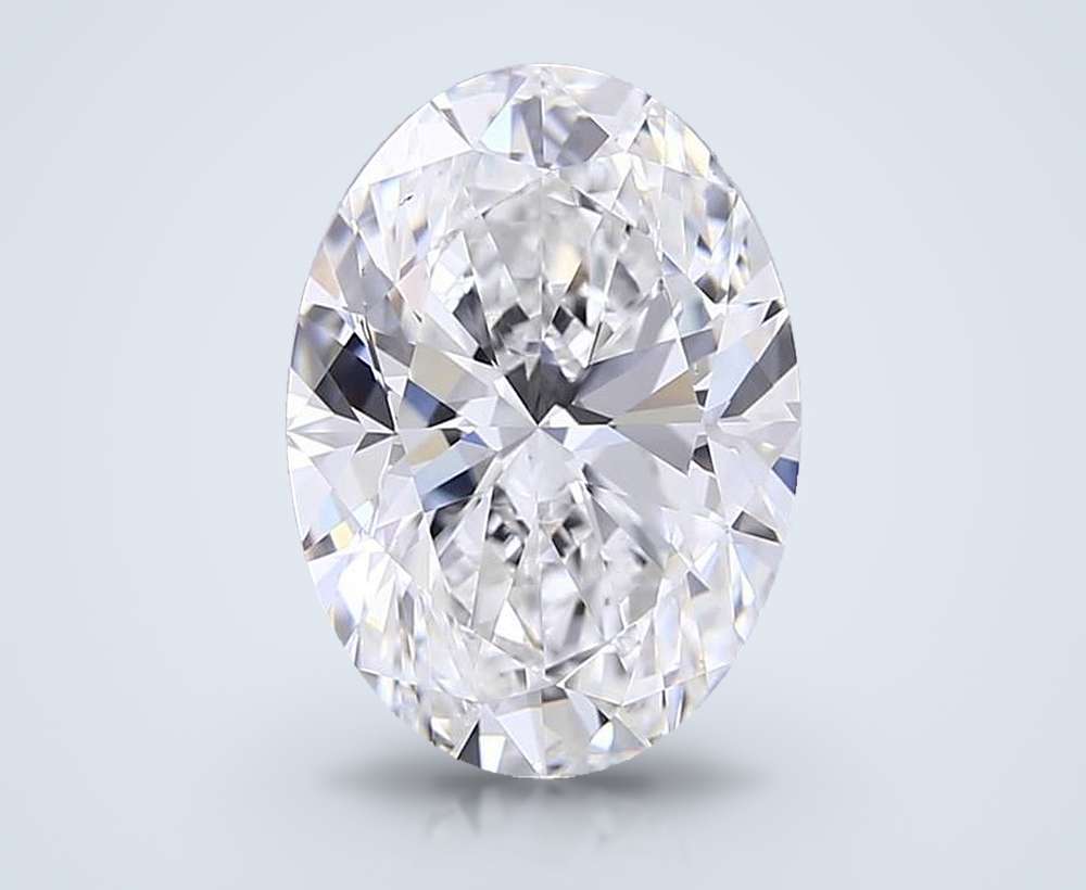 5.00 Carat Oval Lab Diamond