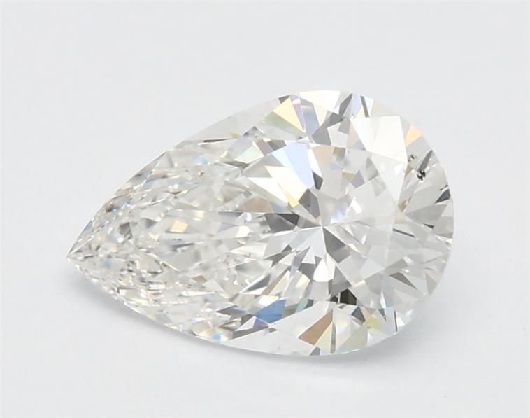 1.07ct F VS2 Rare Carat Ideal Cut Pear Lab Grown Diamond
