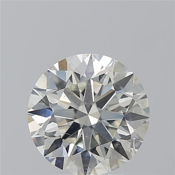 3.80ct J SI2 Rare Carat Ideal Cut Round Diamond