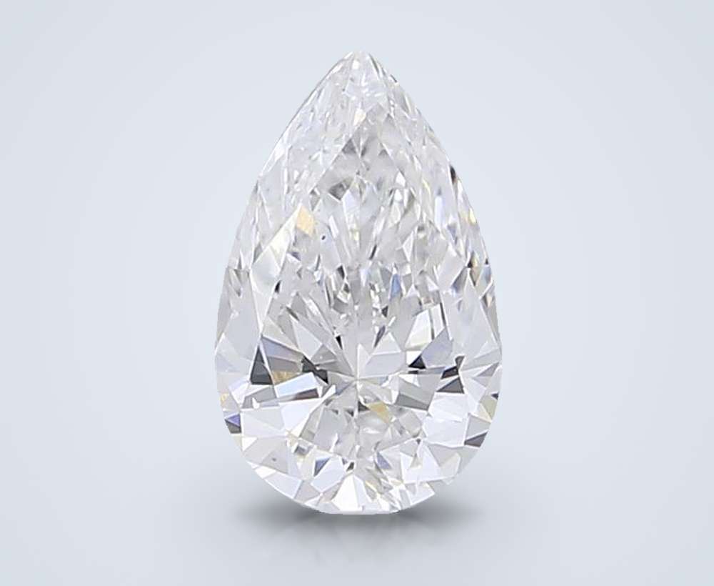 0.50 Carat Pear Lab Diamond