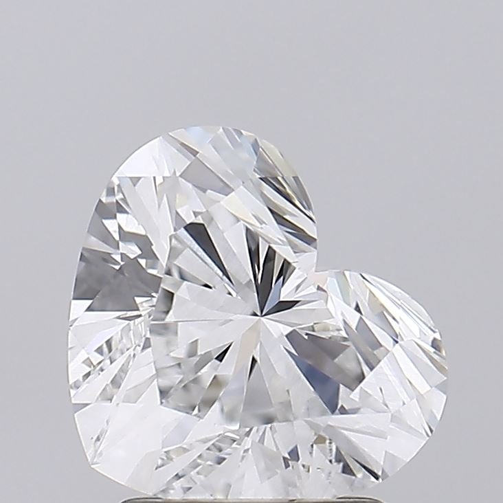 1.95ct F SI1 Rare Carat Ideal Cut Heart Lab Grown Diamond