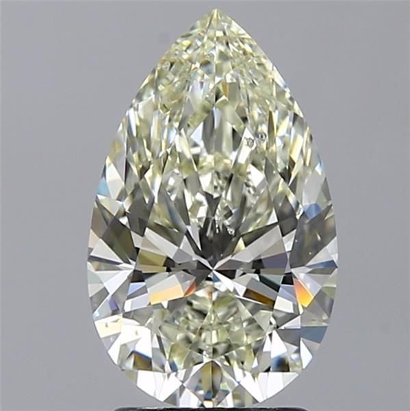 2.27ct K SI1 Rare Carat Ideal Cut Pear Diamond