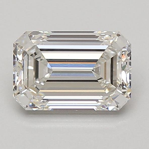 1.58ct E VVS2 Excellent Cut Emerald Lab Grown Diamond