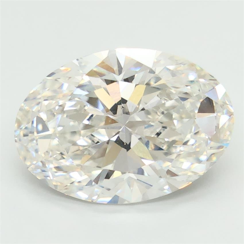 5.10ct G VVS2 Rare Carat Ideal Cut Oval Lab Grown Diamond