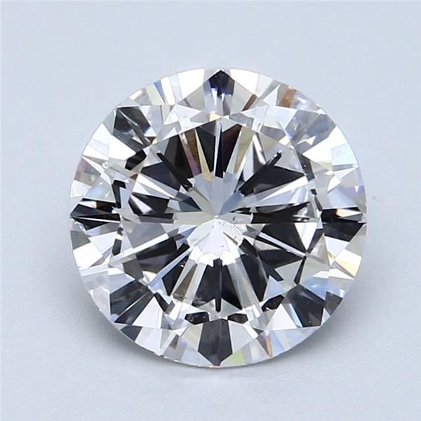 3.01ct E SI2 Good Cut Round Diamond