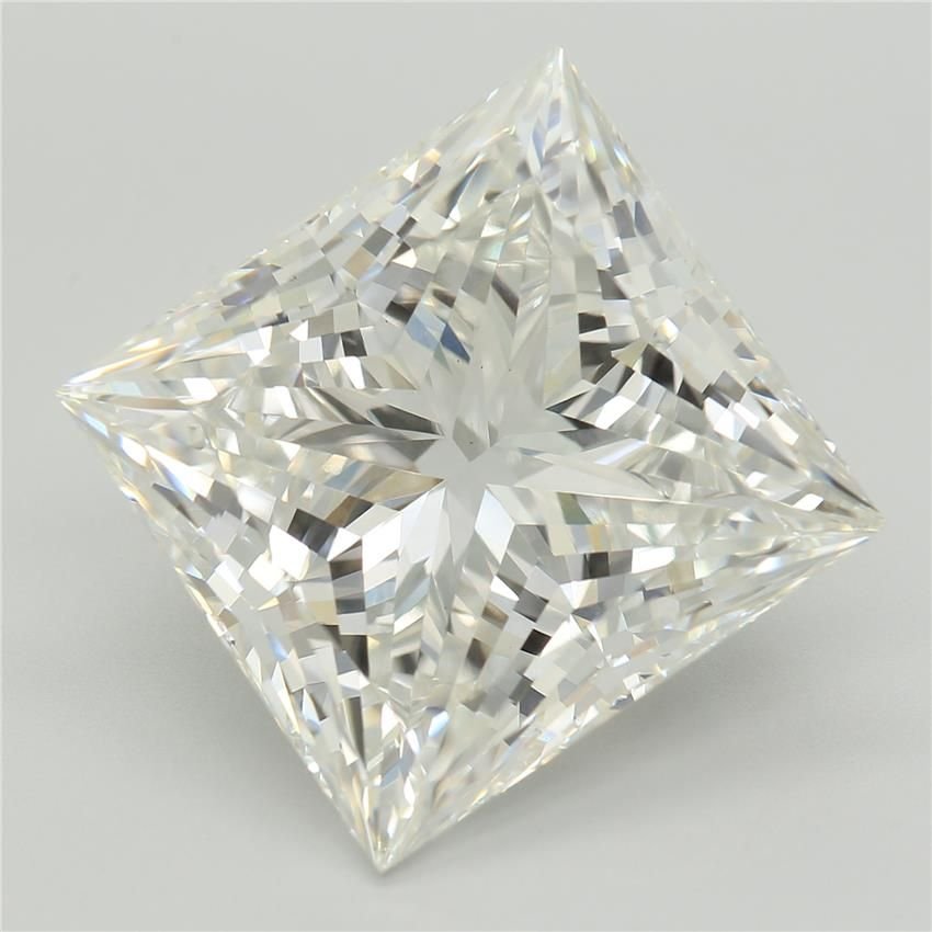10.58ct F VVS2 Rare Carat Ideal Cut Princess Lab Grown Diamond