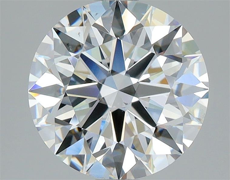 2.07ct F VS2 Rare Carat Ideal Cut Round Diamond