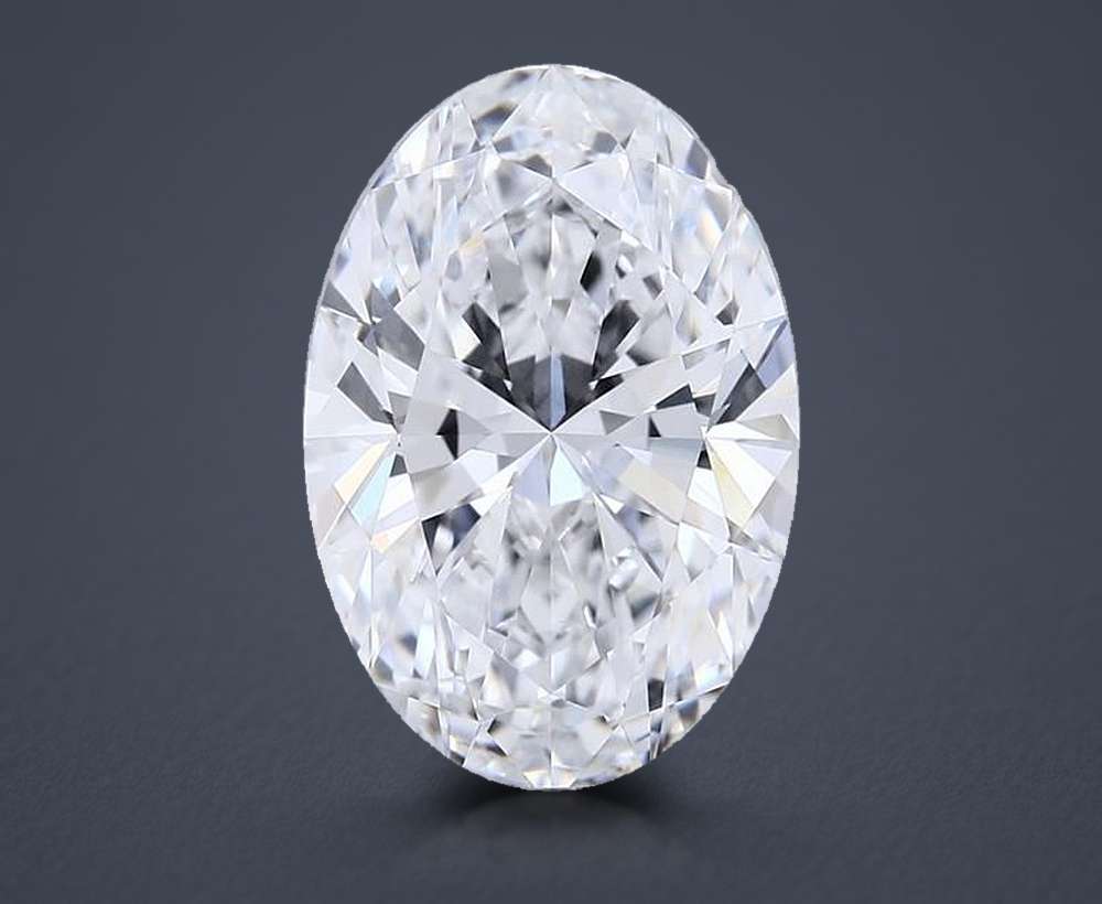 3.60 Carat Oval Lab Diamond