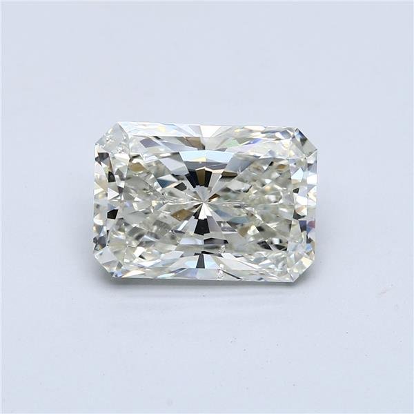 4.51ct K SI1 Rare Carat Ideal Cut Radiant Diamond