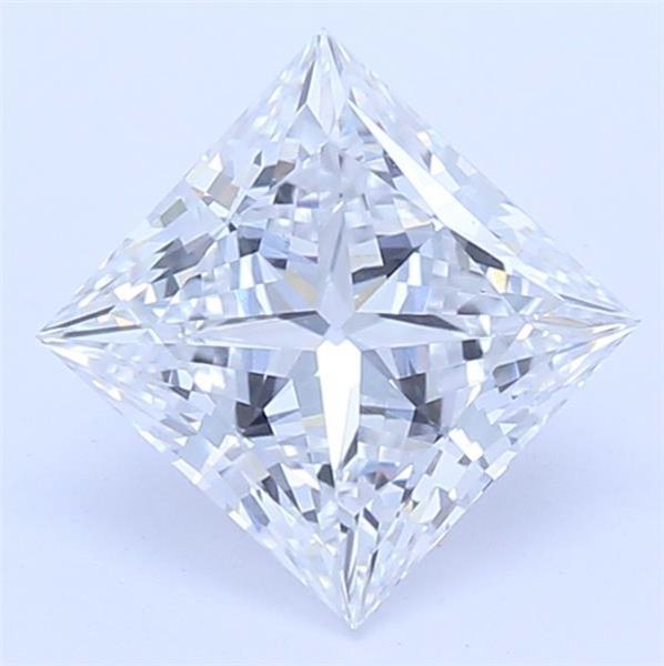 0.77ct D VS1 Rare Carat Ideal Cut Princess Lab Grown Diamond