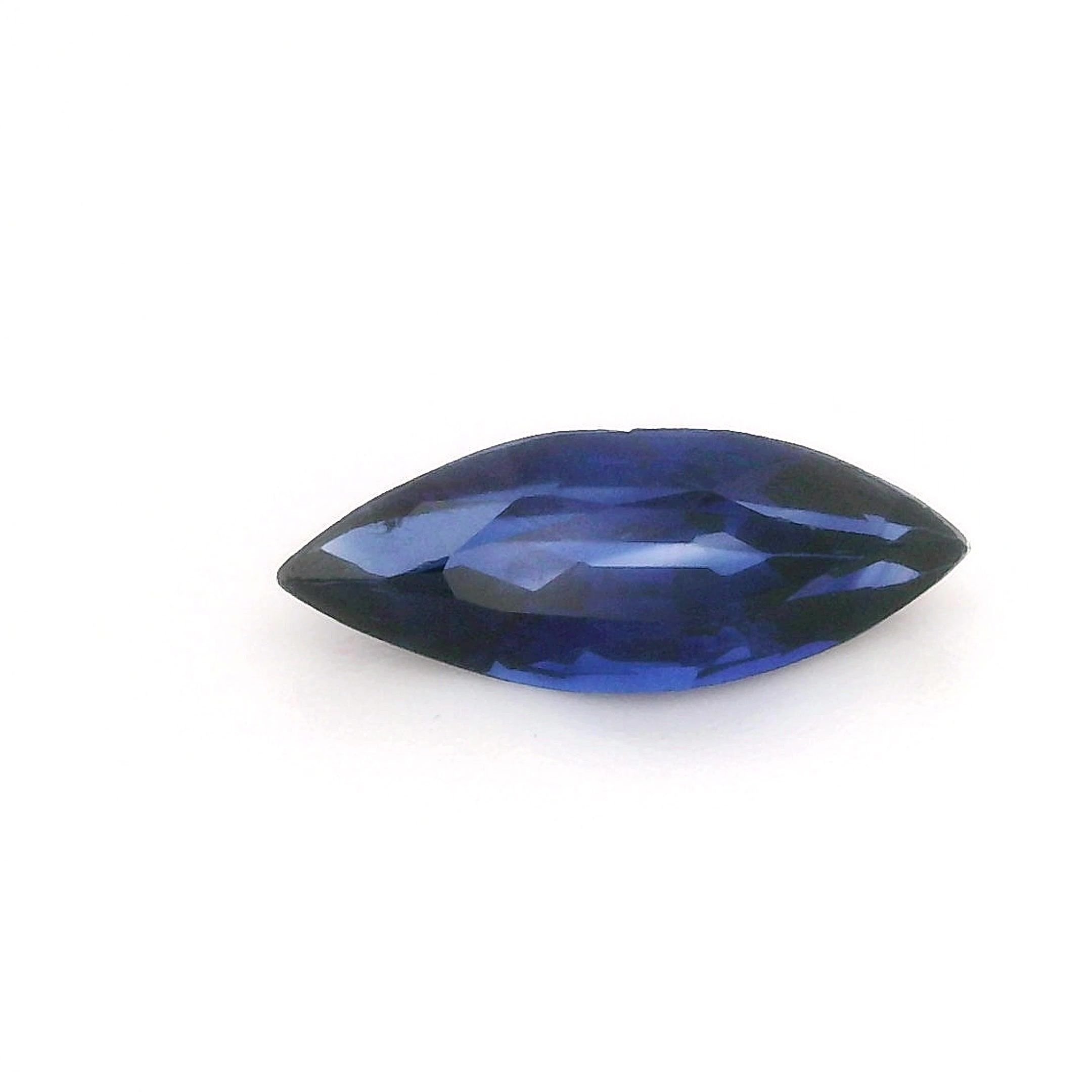 0.47 Carat Blue Marquise Sapphire