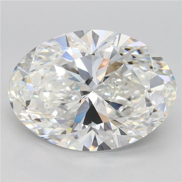 5.36ct G VS1 Rare Carat Ideal Cut Oval Lab Grown Diamond