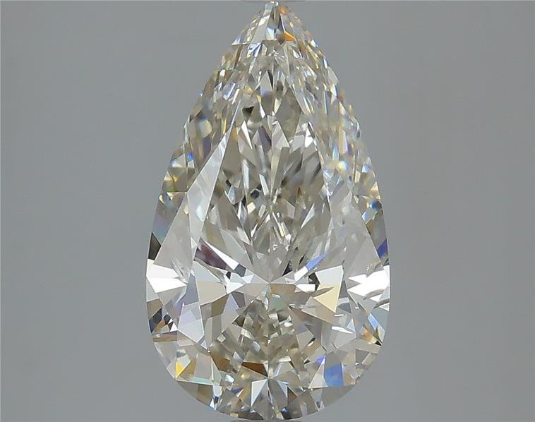 2.51ct H SI2 Rare Carat Ideal Cut Pear Lab Grown Diamond