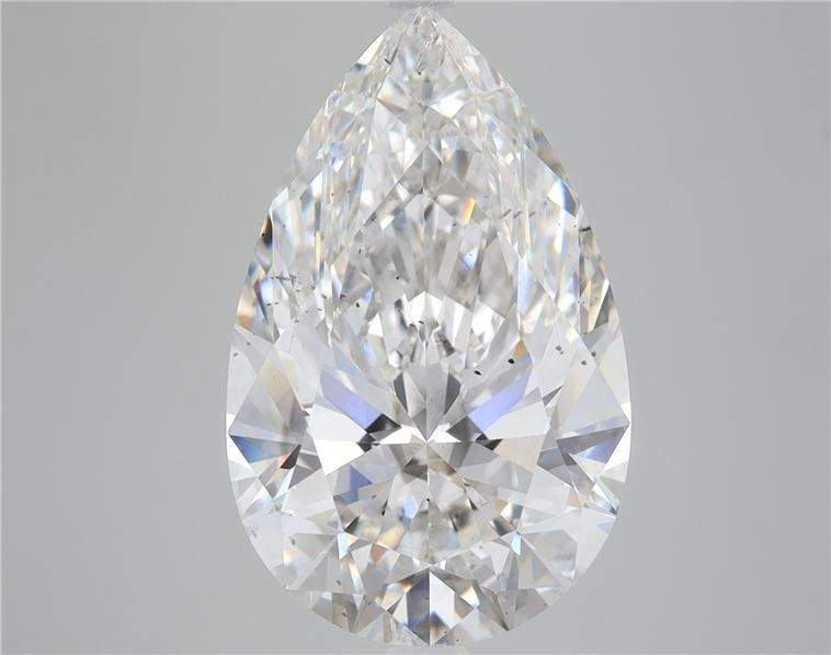 7.54ct G SI1 Rare Carat Ideal Cut Pear Lab Grown Diamond