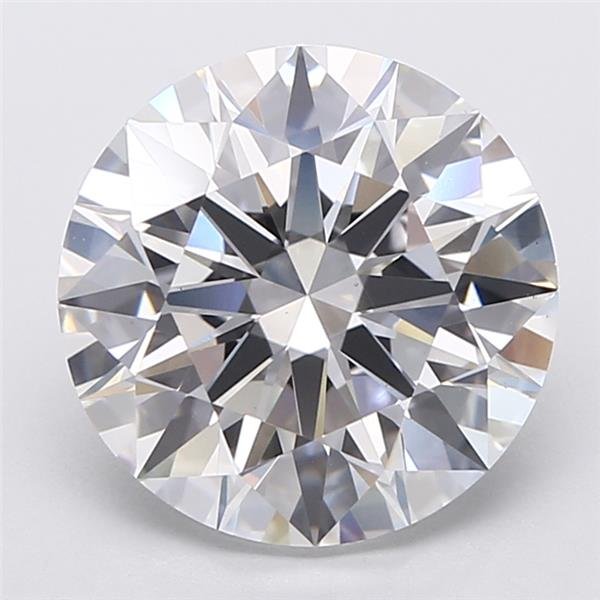 4.07 Carat Round Lab Diamond