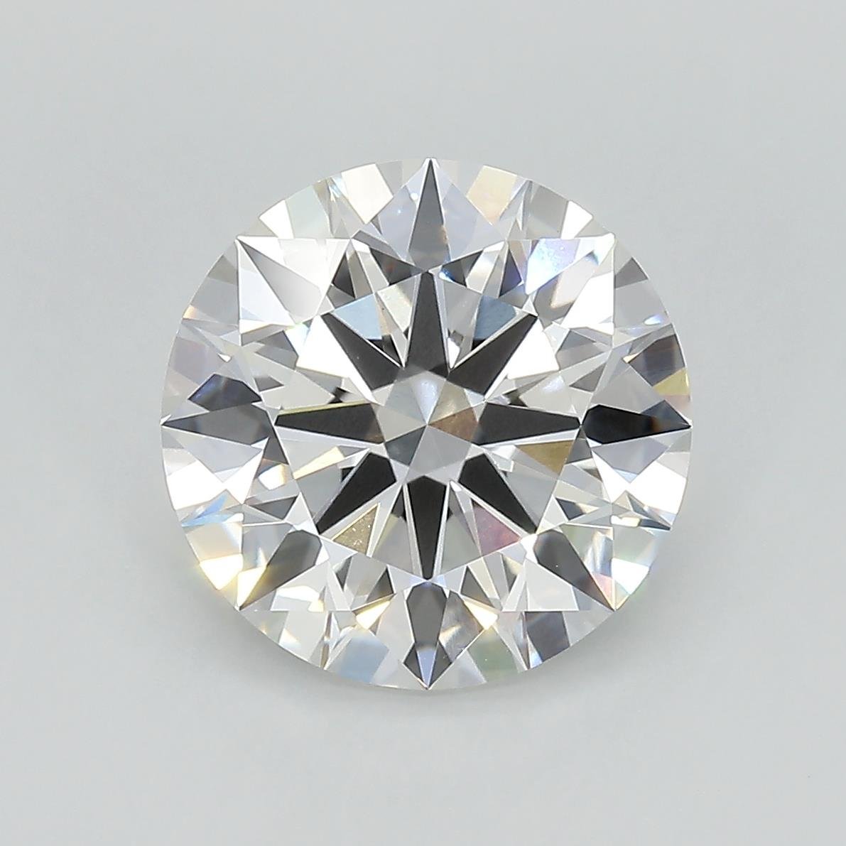 2.51ct D VS1 Rare Carat Ideal Cut Round Lab Grown Diamond