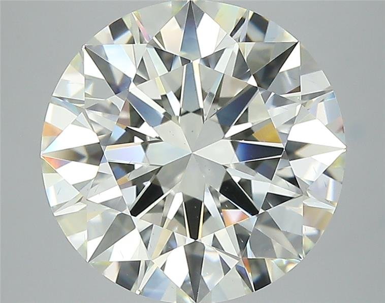 5.03ct K VS2 Rare Carat Ideal Cut Round Diamond