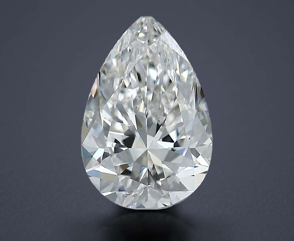0.50 Carat Pear Natural Diamond