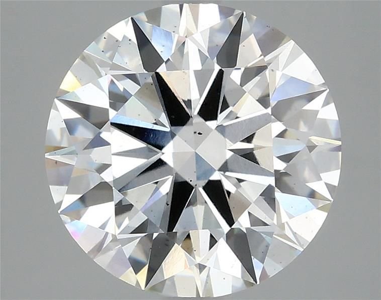 3.71ct F SI1 Rare Carat Ideal Cut Round Lab Grown Diamond