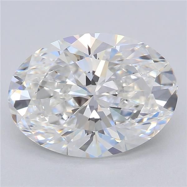 2.52ct F VVS2 Rare Carat Ideal Cut Oval Lab Grown Diamond