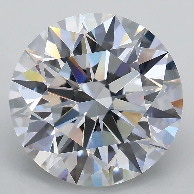 3.08ct E VVS2 Rare Carat Ideal Cut Round Lab Grown Diamond