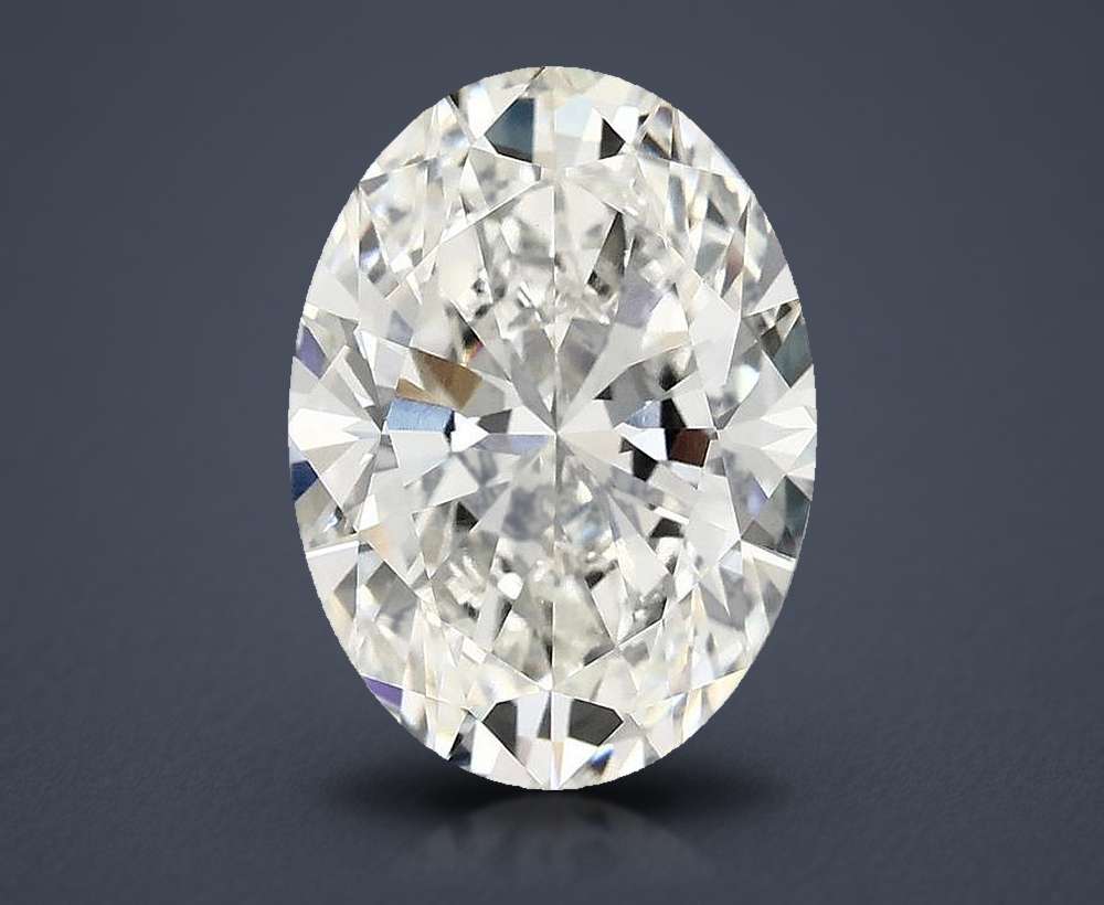 3.75 Carat Oval Lab Diamond