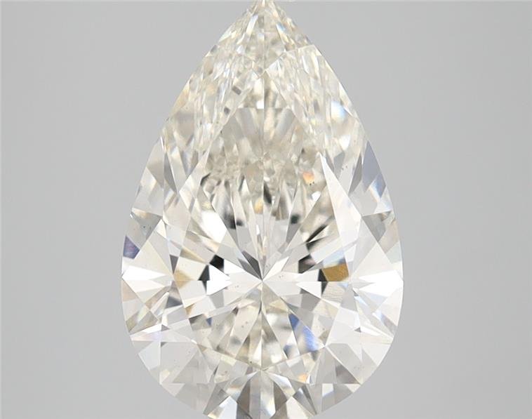 2.52ct H VS2 Rare Carat Ideal Cut Pear Lab Grown Diamond