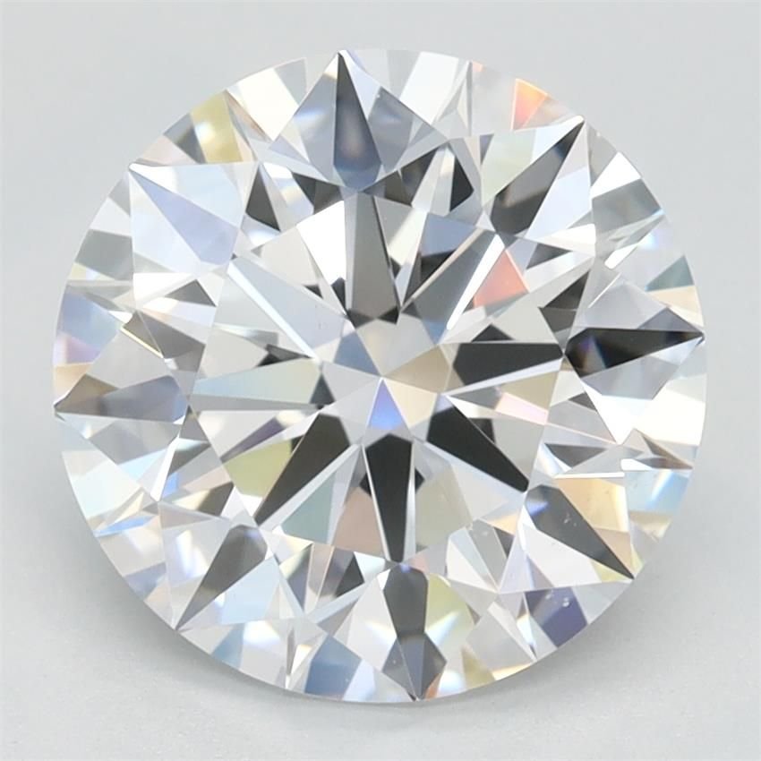 2.81ct D VVS1 Rare Carat Ideal Cut Round Lab Grown Diamond