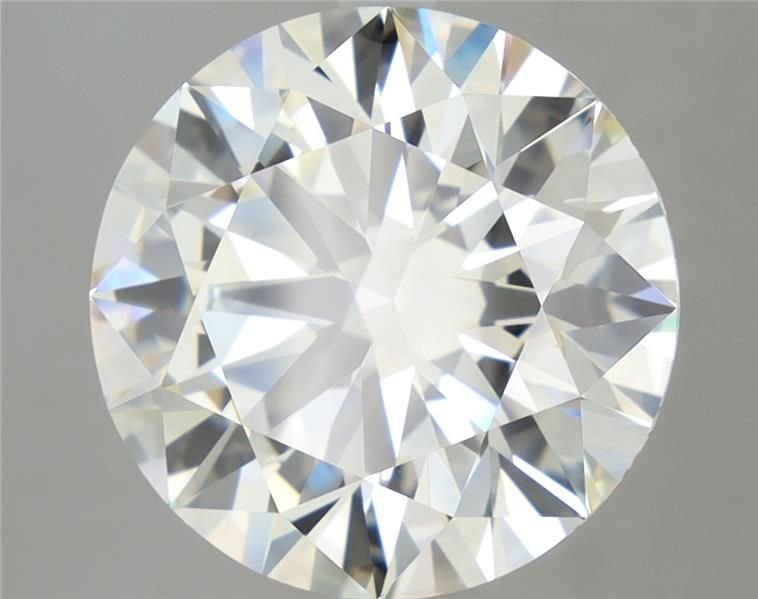 6.18ct K IF Rare Carat Ideal Cut Round Diamond