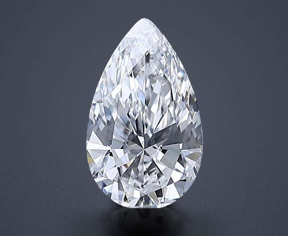0.51 Carat Pear Lab Diamond