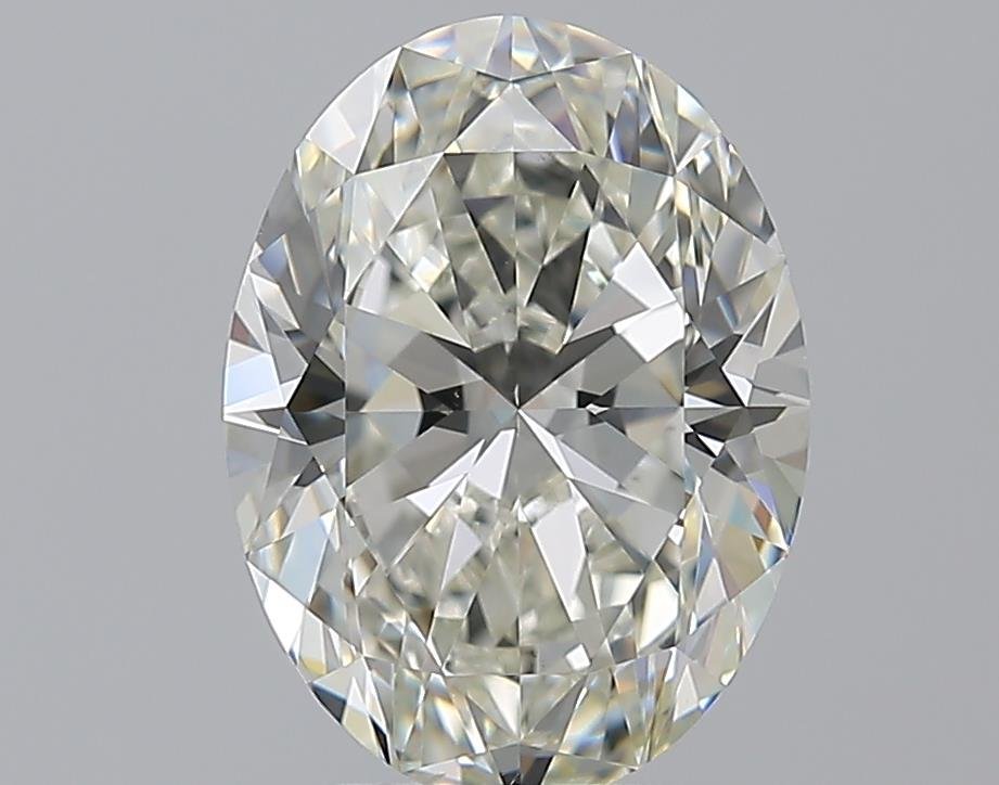 2.81ct J VS2 Rare Carat Ideal Cut Oval Diamond