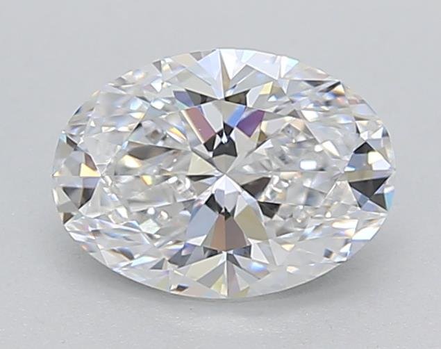 0.91ct D VS1 Rare Carat Ideal Cut Oval Lab Grown Diamond