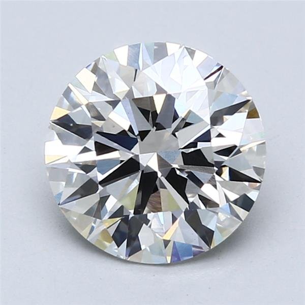 2.51ct G VVS2 Rare Carat Ideal Cut Round Lab Grown Diamond