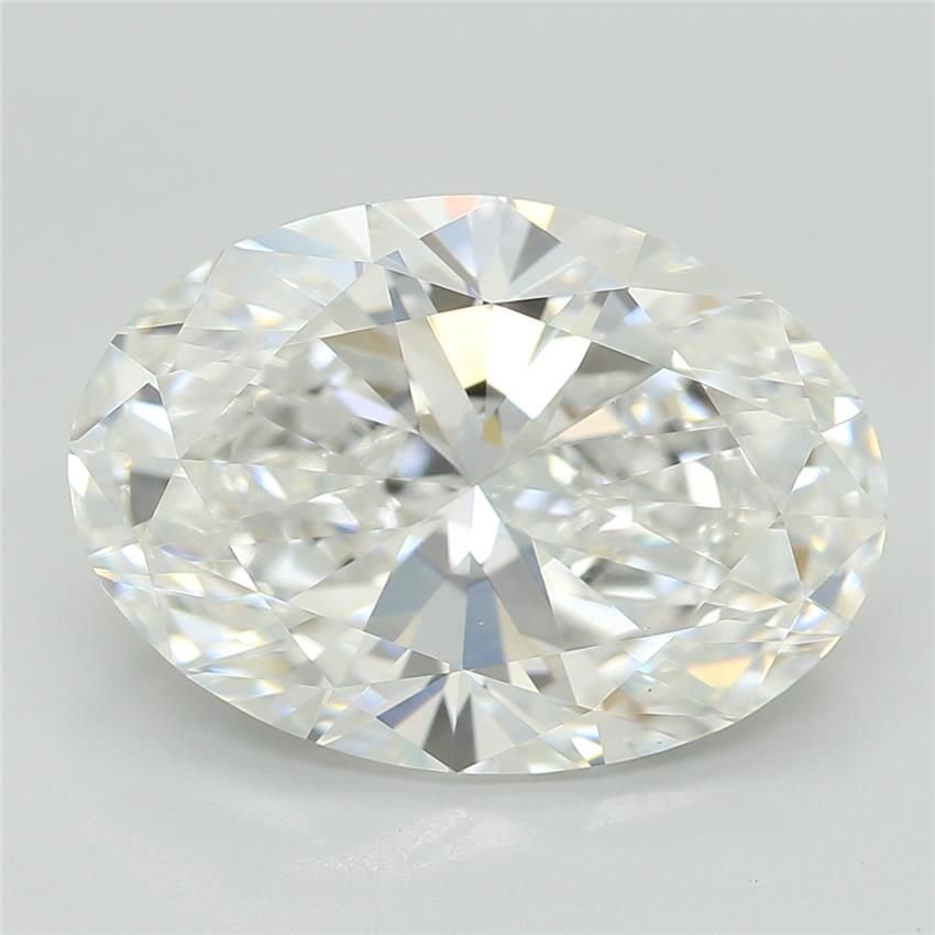 3.78ct E VS1 Rare Carat Ideal Cut Oval Lab Grown Diamond
