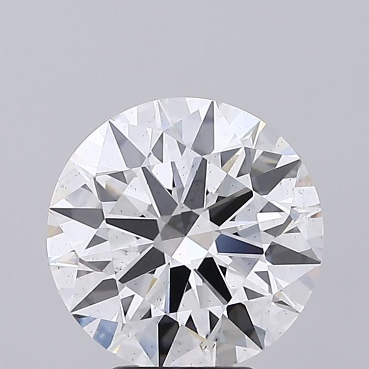 5.10ct F SI1 Rare Carat Ideal Cut Round Lab Grown Diamond