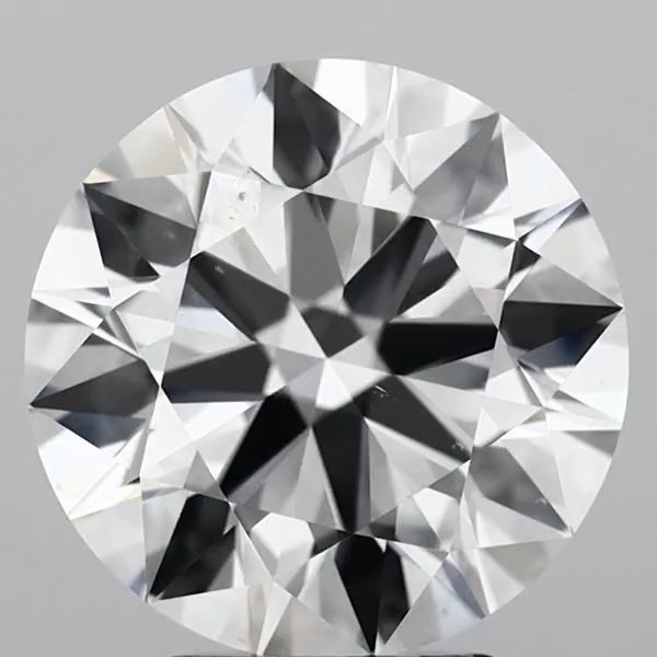 4.42ct H VS2 Rare Carat Ideal Cut Round Diamond