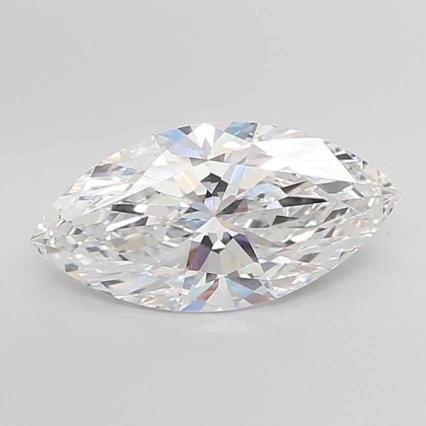 5.06ct F VVS2 Rare Carat Ideal Cut Marquise Lab Grown Diamond