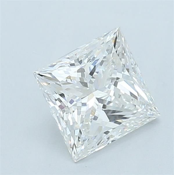 1.73ct F VS1 Rare Carat Ideal Cut Princess Lab Grown Diamond