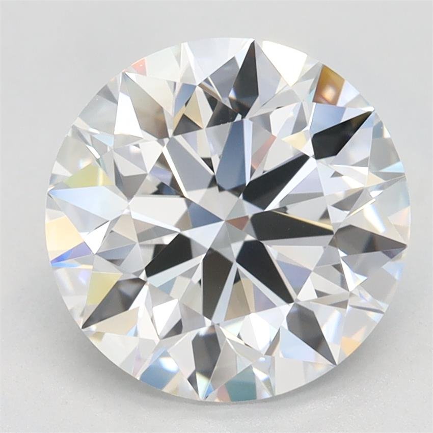 2.74ct D VVS1 Rare Carat Ideal Cut Round Lab Grown Diamond