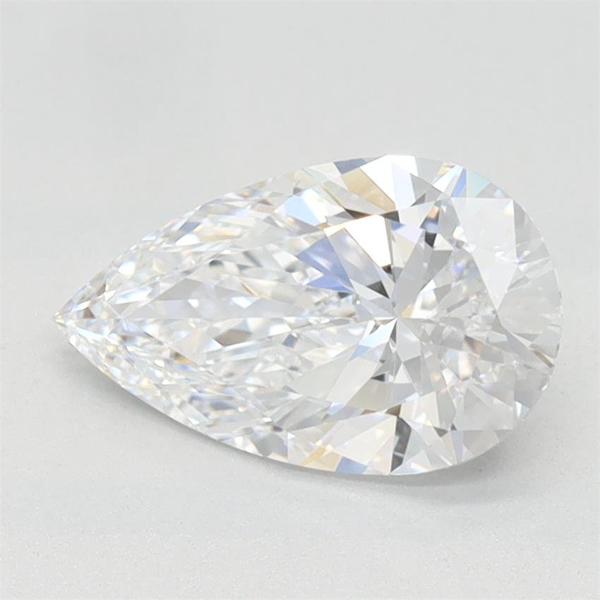 1.07ct D VVS1 Rare Carat Ideal Cut Pear Lab Grown Diamond