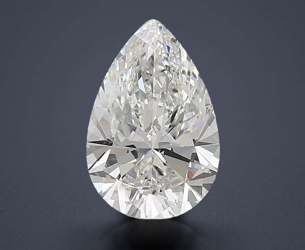 2.55 Carat Pear Lab Diamond