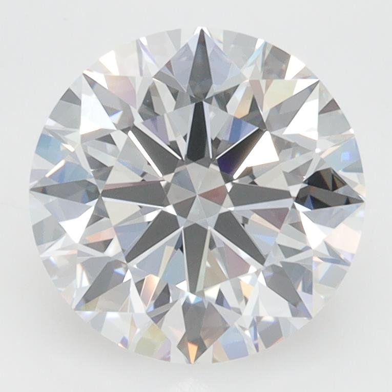 2.76ct D VVS2 Rare Carat Ideal Cut Round Lab Grown Diamond