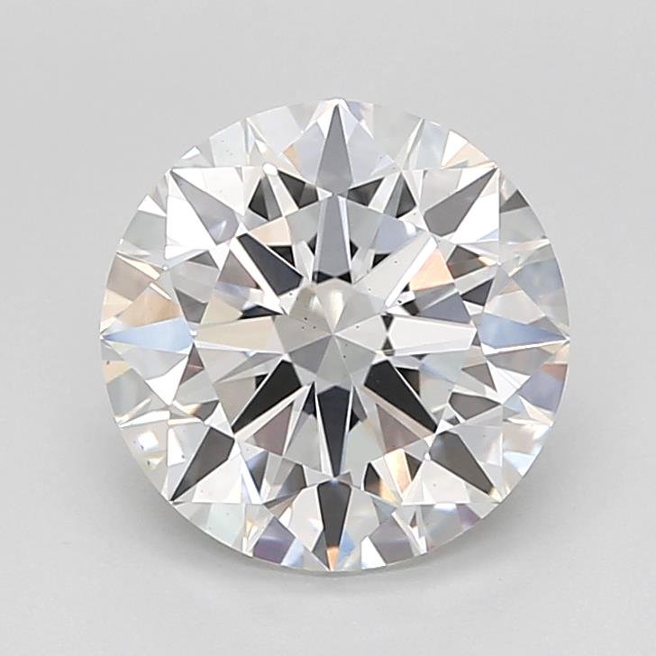 2.52ct E VS2 Rare Carat Ideal Cut Round Lab Grown Diamond