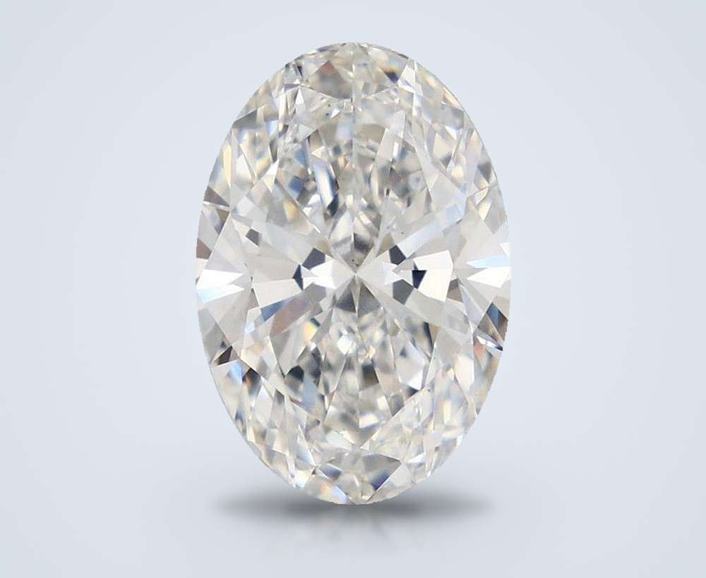 4.95 Carat Oval Lab Diamond