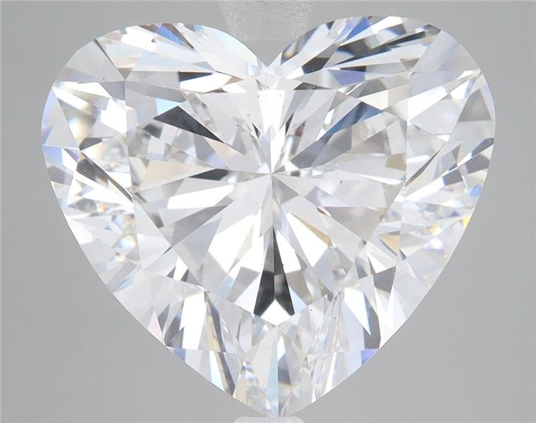 8.10ct F VS2 Rare Carat Ideal Cut Heart Lab Grown Diamond