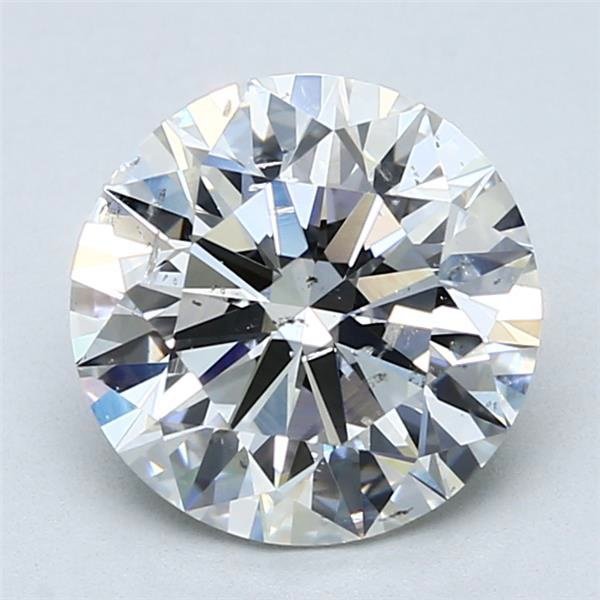 3.00ct I SI2 Rare Carat Ideal Cut Round Diamond